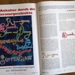 TextArt Artikel Pia Helfferich Per Anhalter durch die Literaturgeschichte